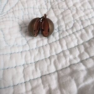 Vtg Orb Locket Pendant